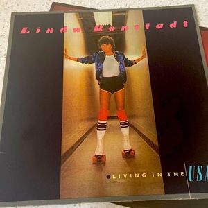 Vintage vinyl album “Linda Rondstadt- Living in the USA”